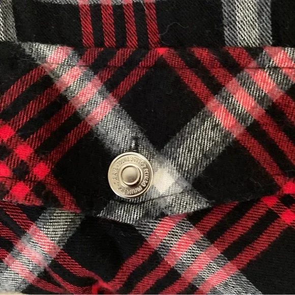 Zara Plaid Flannel Overshirt Jacket - Picture 9 of 9